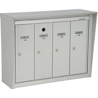 VE-130-00- Wall-mounted front-loading vertical mailbox- for exterior use, Canada Post